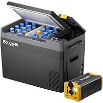 Amazon.co.jp: 【266Whバッテリー付き＆急速冷凍】BougeRV 車載冷蔵庫